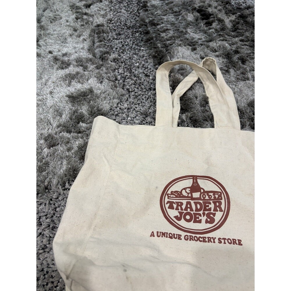 Trader Joe's Canvas Reusable Tote Bag - image 4